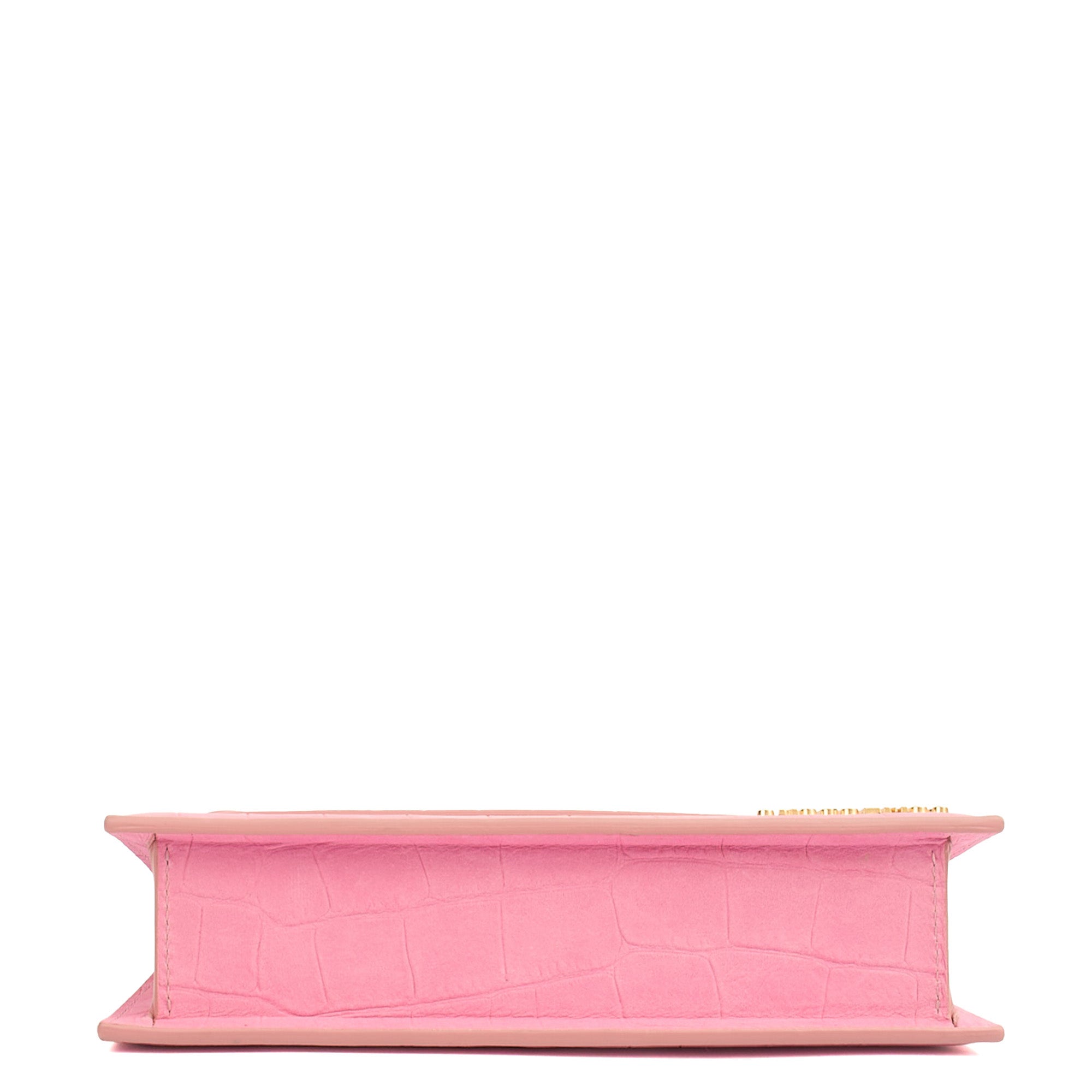 Jacquemus Top Handle Le Chiquito Long in Pink, Leather