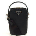 Prada Cross Body Brique - Small in Black, Saffiano Leather