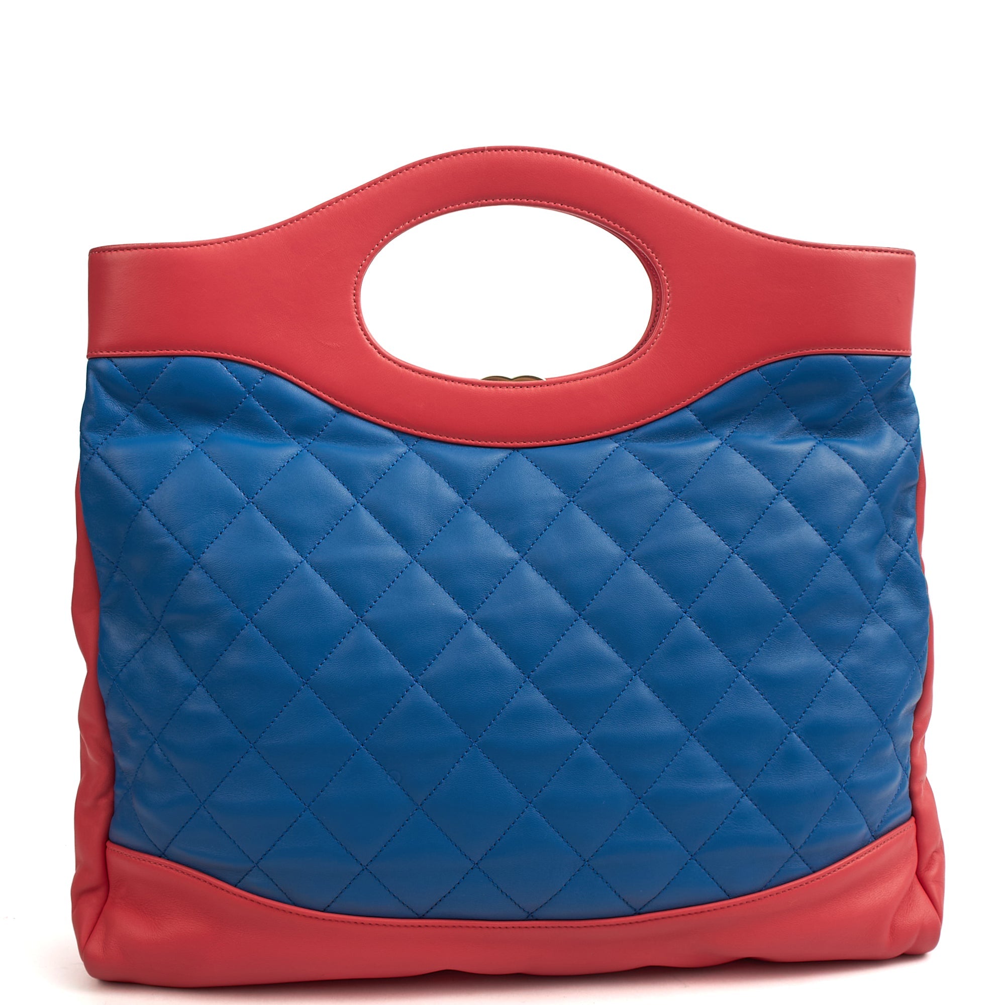 Chanel Tote 31 Large Shopping Tote in Pink, Calfskin Leather