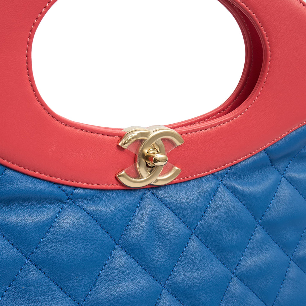 Chanel Tote 31 Large Shopping Tote in Pink, Calfskin Leather