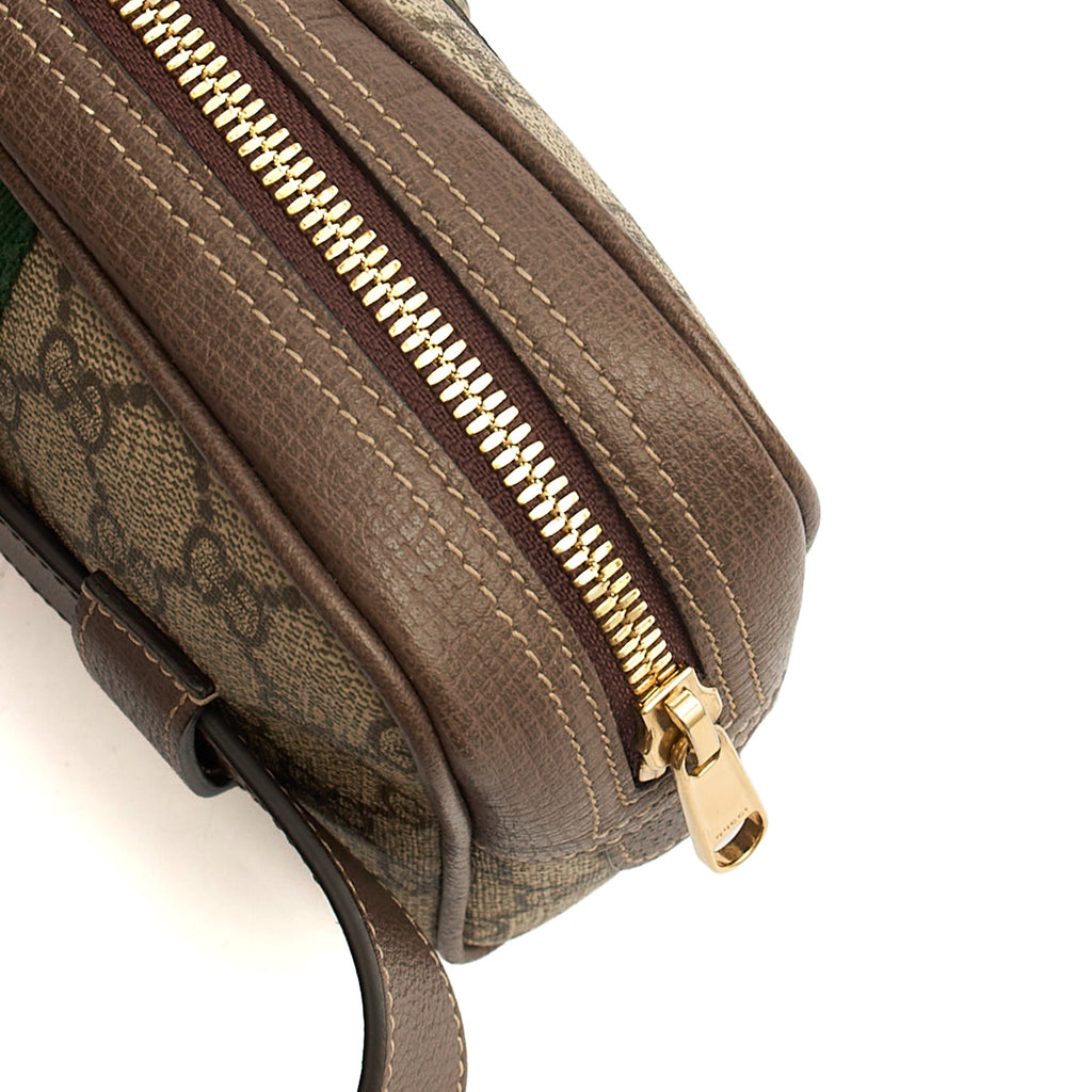 Gucci Cross Body Belt Bag in GG Supreme, Leather