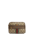 Gucci Cross Body Belt Bag in GG Supreme, Leather