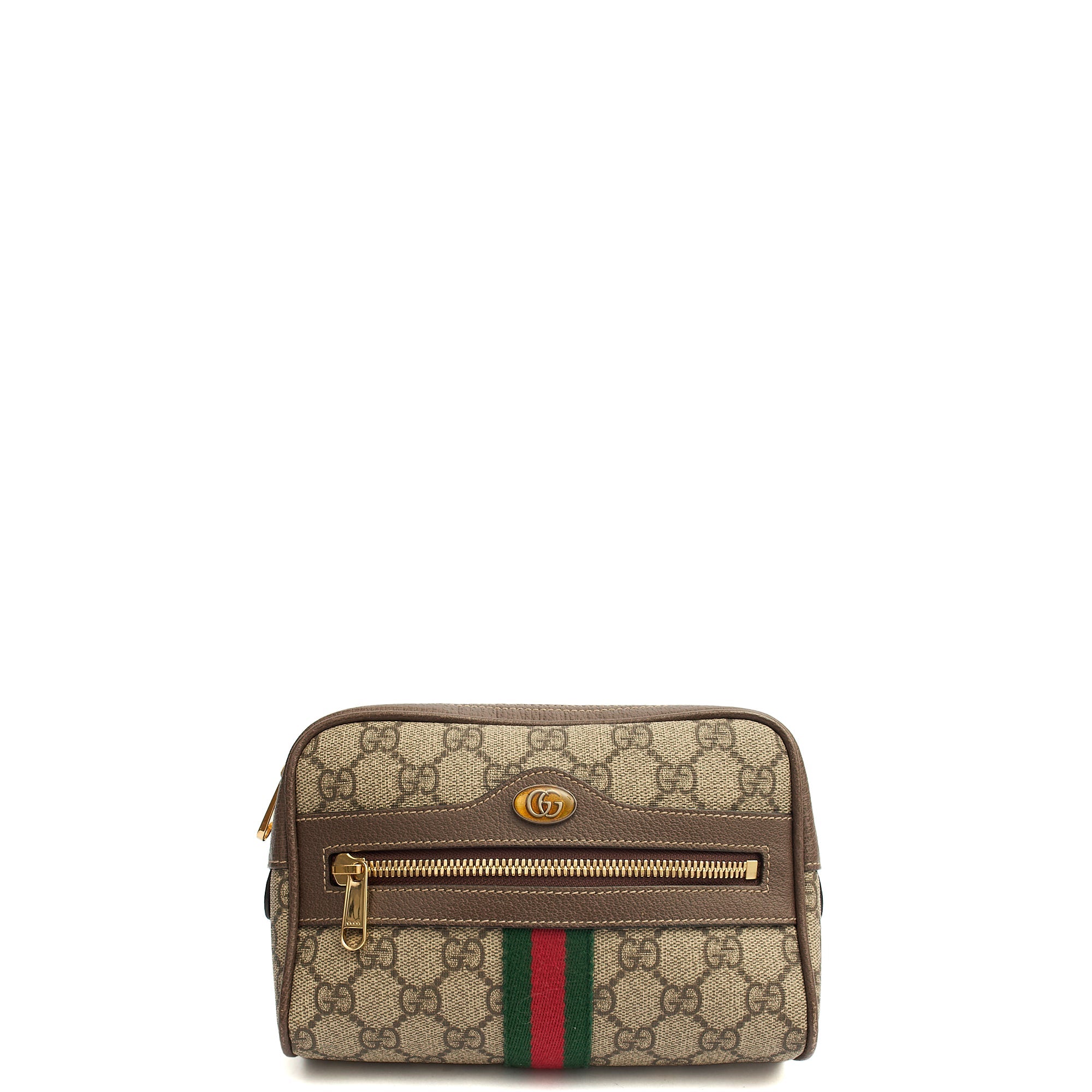 Gucci Cross Body Belt Bag in GG Supreme, Leather