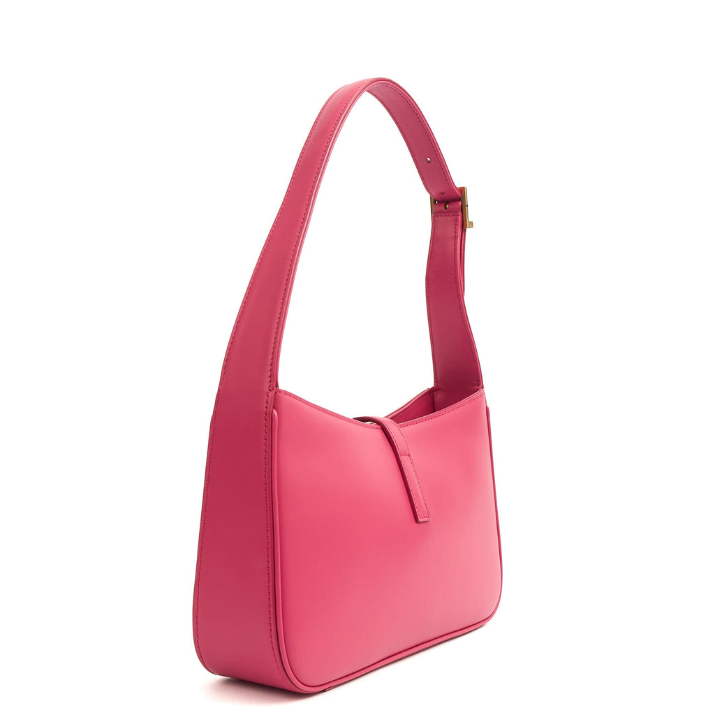 Saint Laurent Shoulder Bag Le 5 À 7 Hobo in Pink, Calfskin Leather