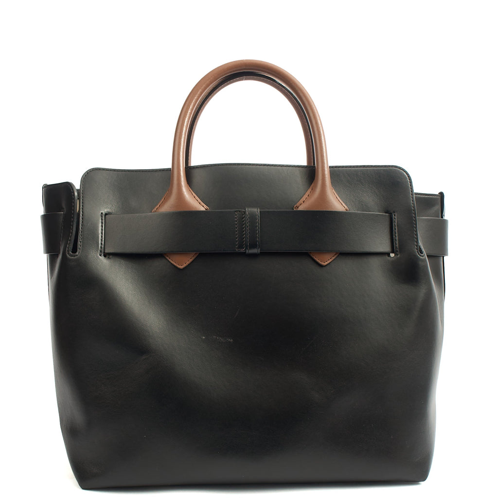 Burberry Tote Belt Bag - Medium in Black, Leather