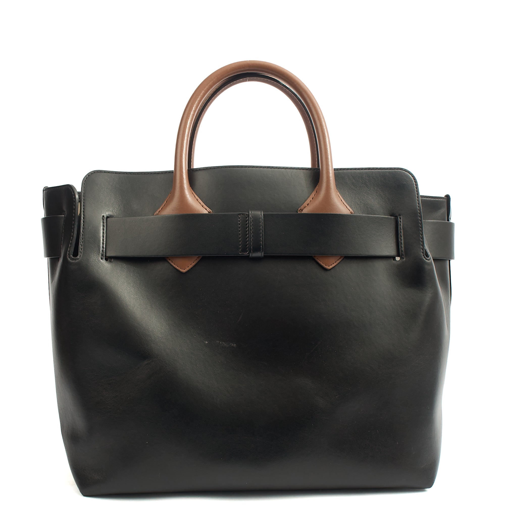 Burberry Tote Belt Bag - Medium in Black, Leather