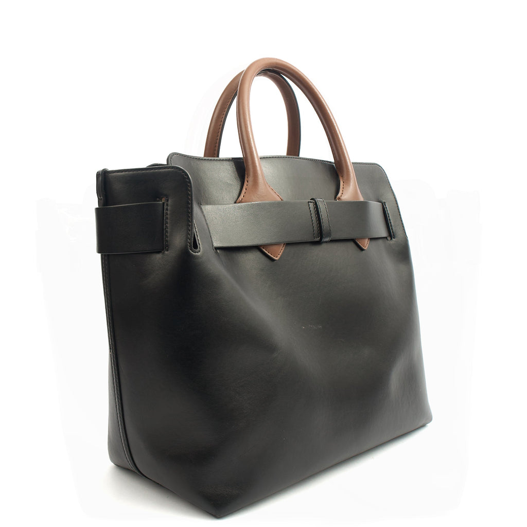Burberry Tote Belt Bag - Medium in Black, Leather
