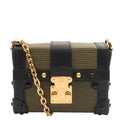 Louis Vuitton Mini Bag Petite Malle Chain in Green, Epi Leather