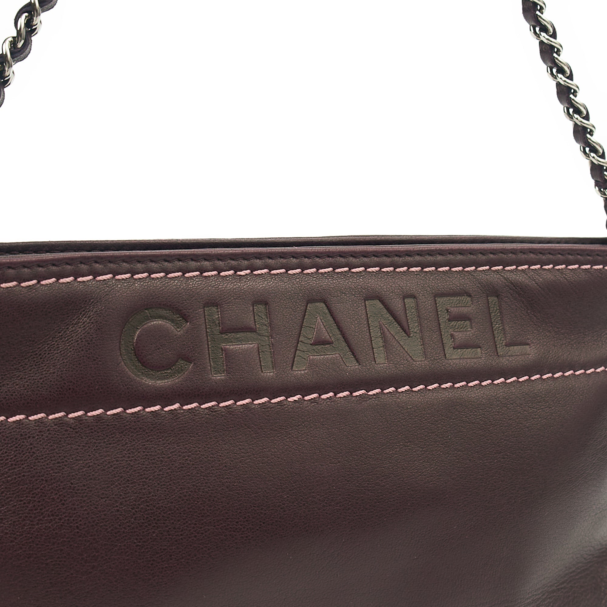 Chanel Mini Bag Vintage Shoulder Bag in Purple, Lambskin Leather