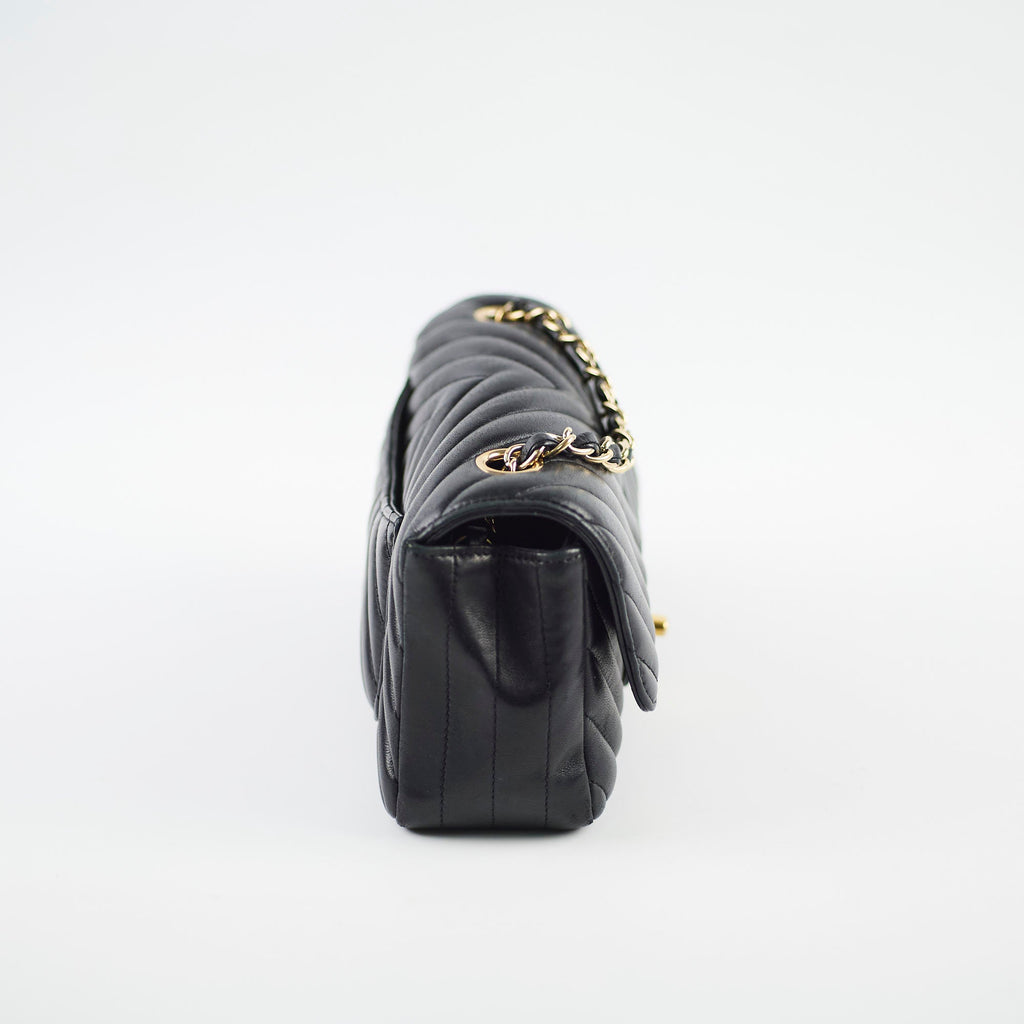 Chanel Rectangular Mini Black Chevron