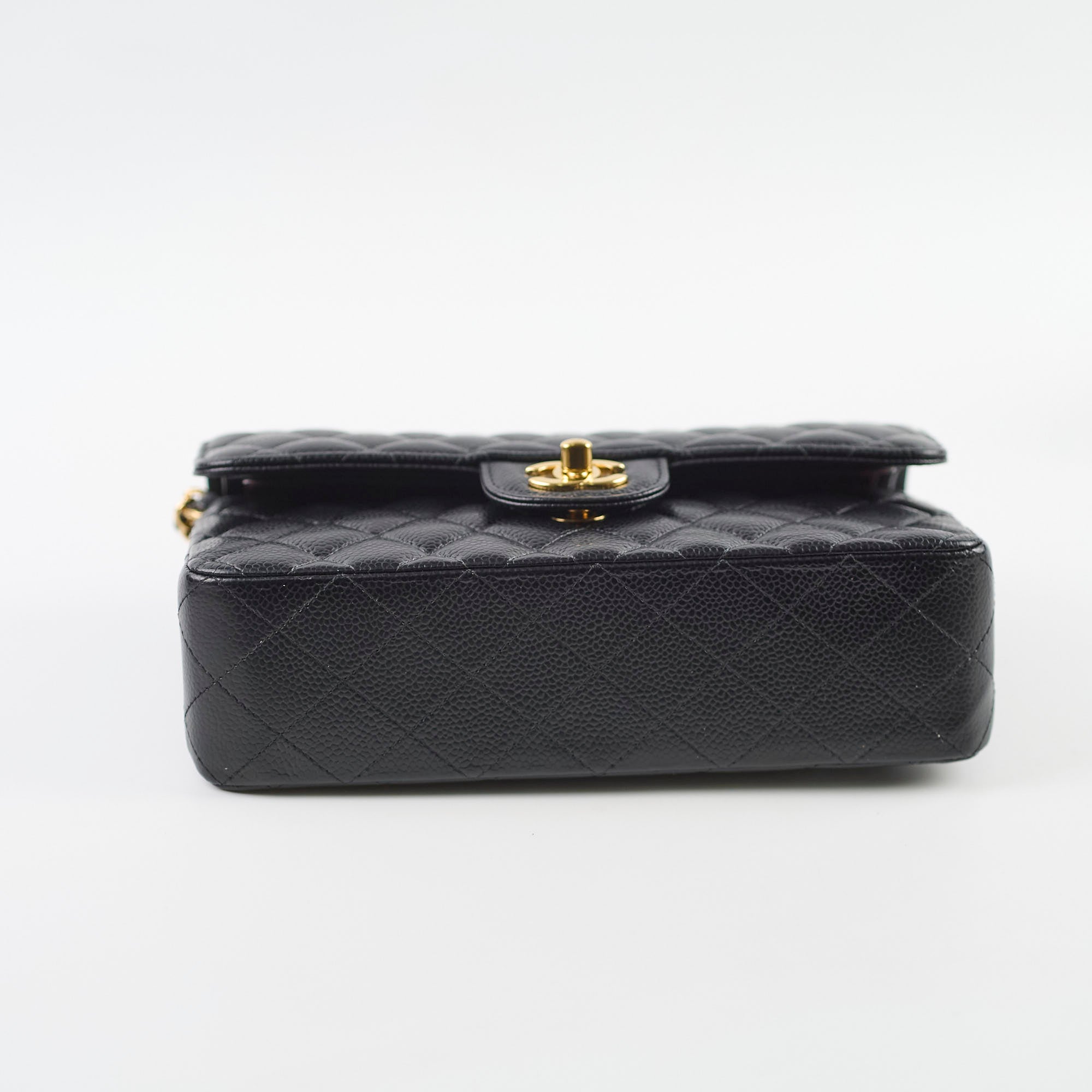 Chanel Small Classic Flap Caviar Black (Microchipped)