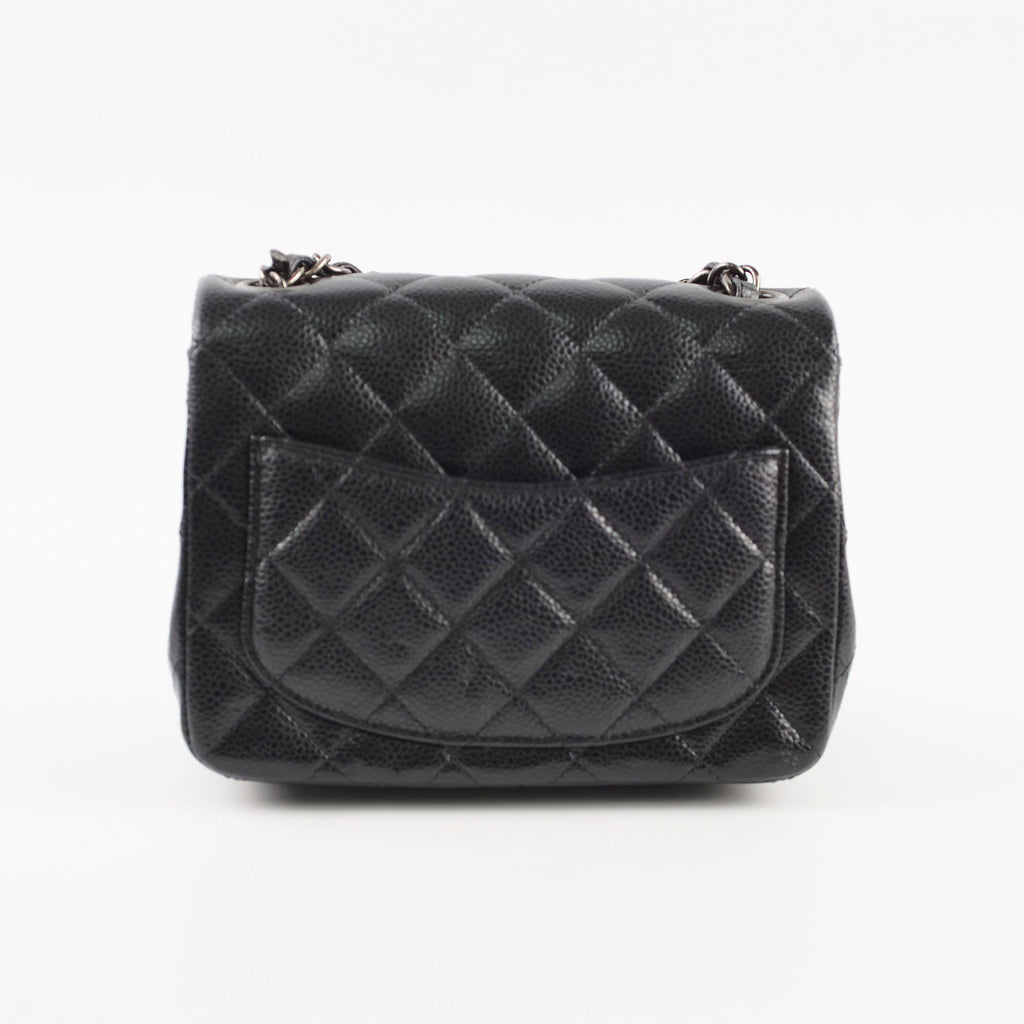 Chanel Caviar Square Mini Black