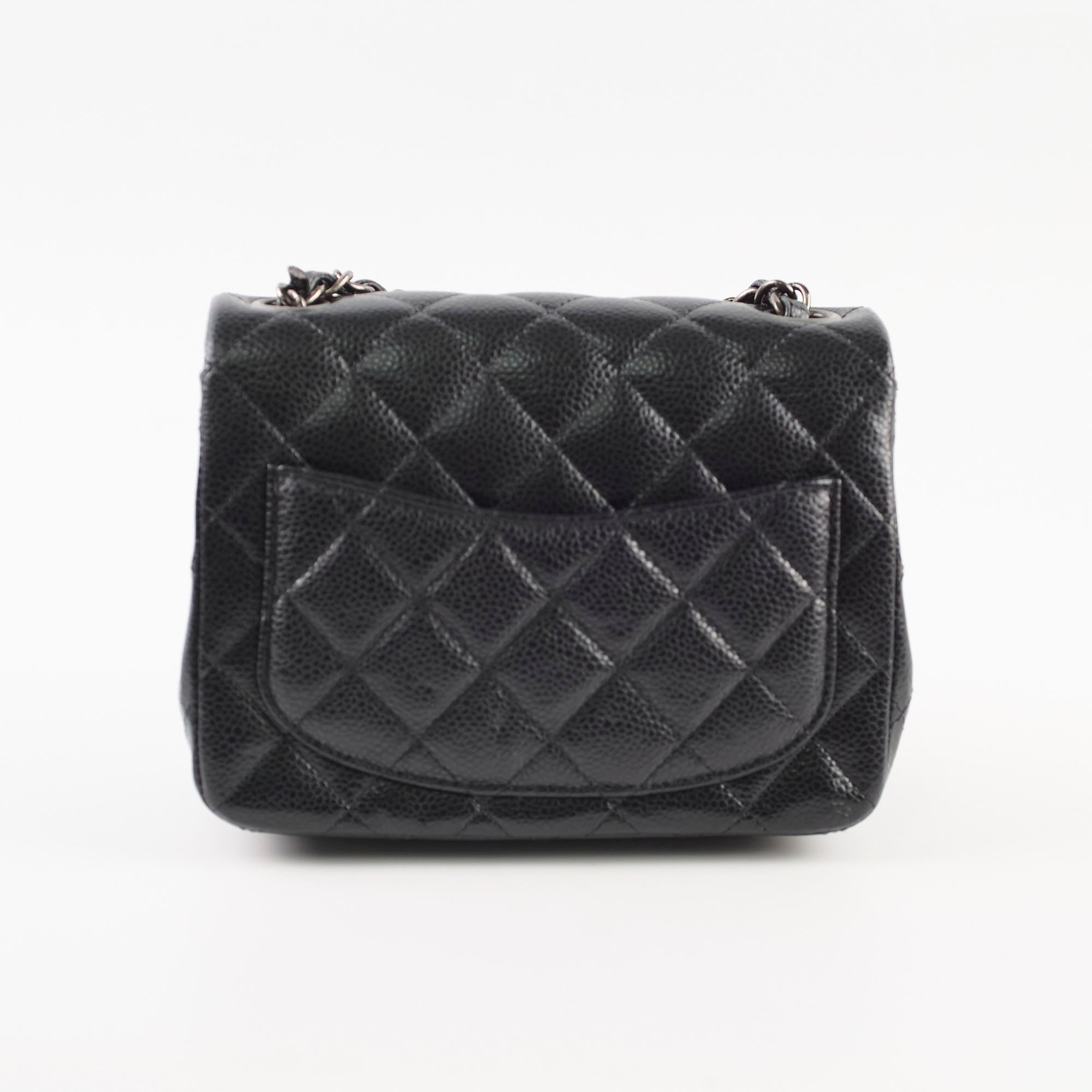Chanel Caviar Square Mini Black