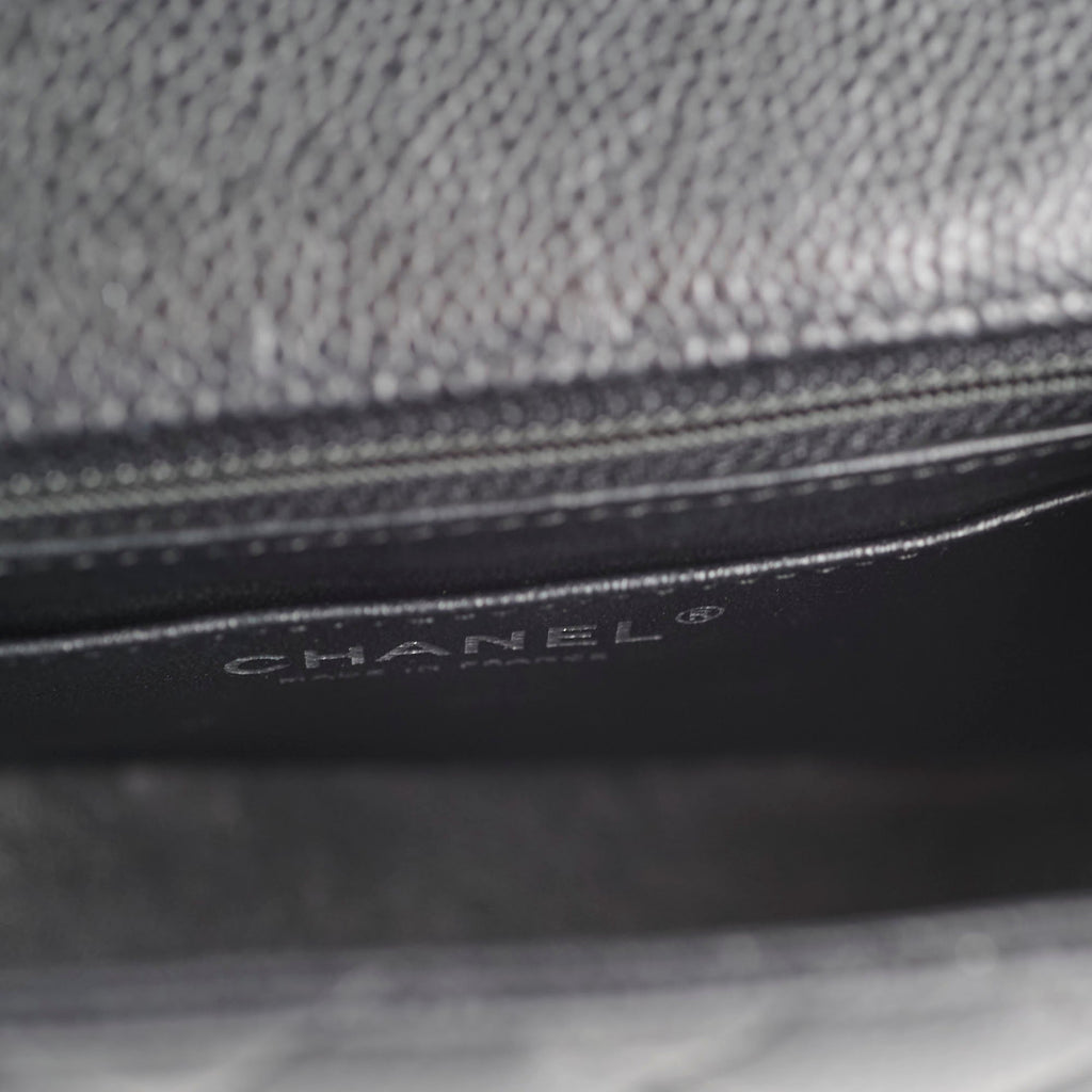 Chanel Caviar Square Mini Black