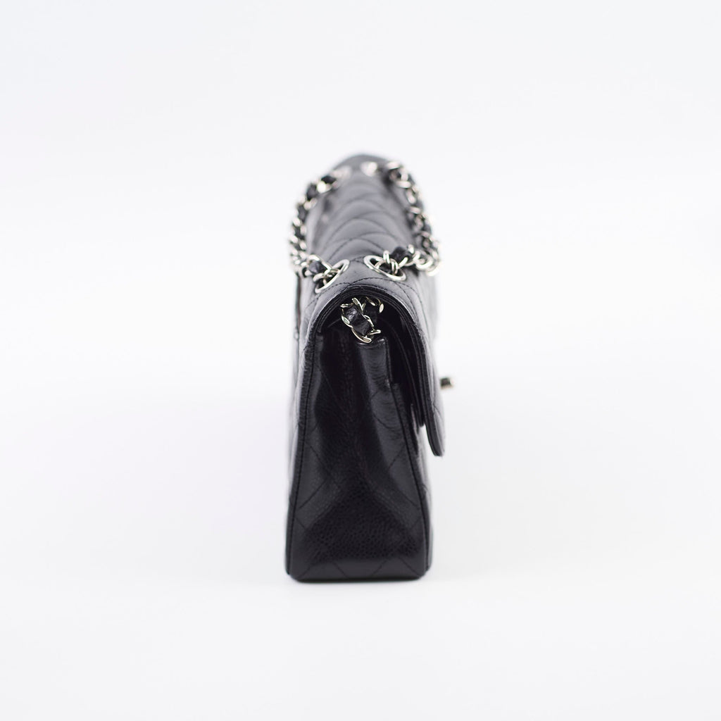 Chanel Small Caviar Double Classic Flap Black
