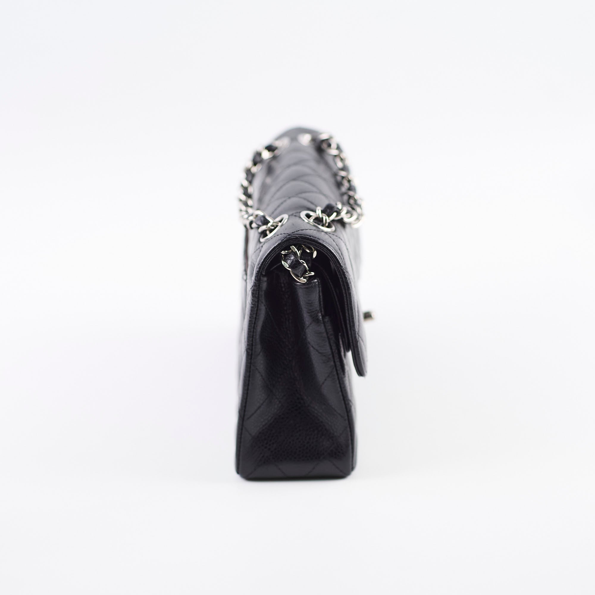 Chanel Small Caviar Double Classic Flap Black