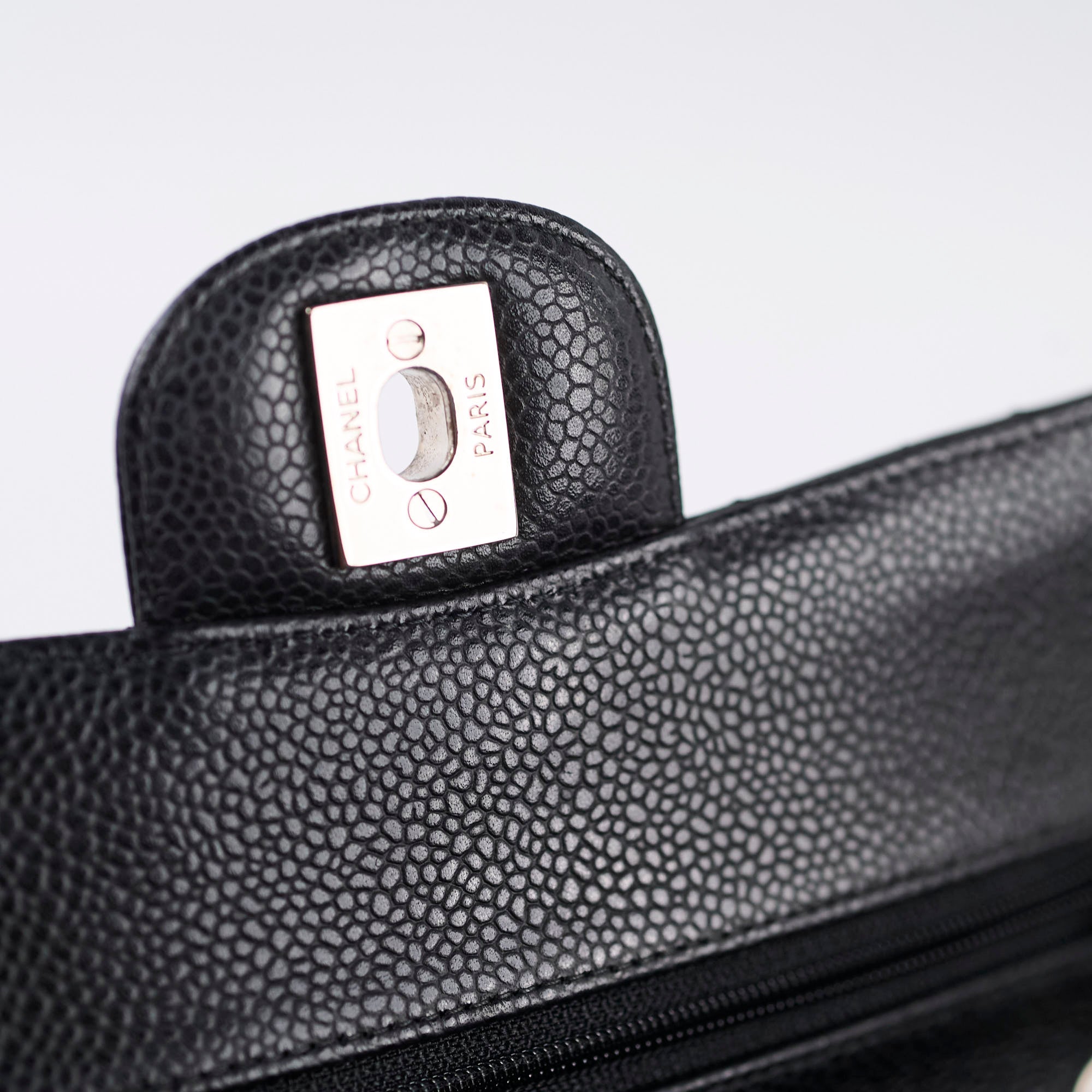 Chanel Small Caviar Double Classic Flap Black