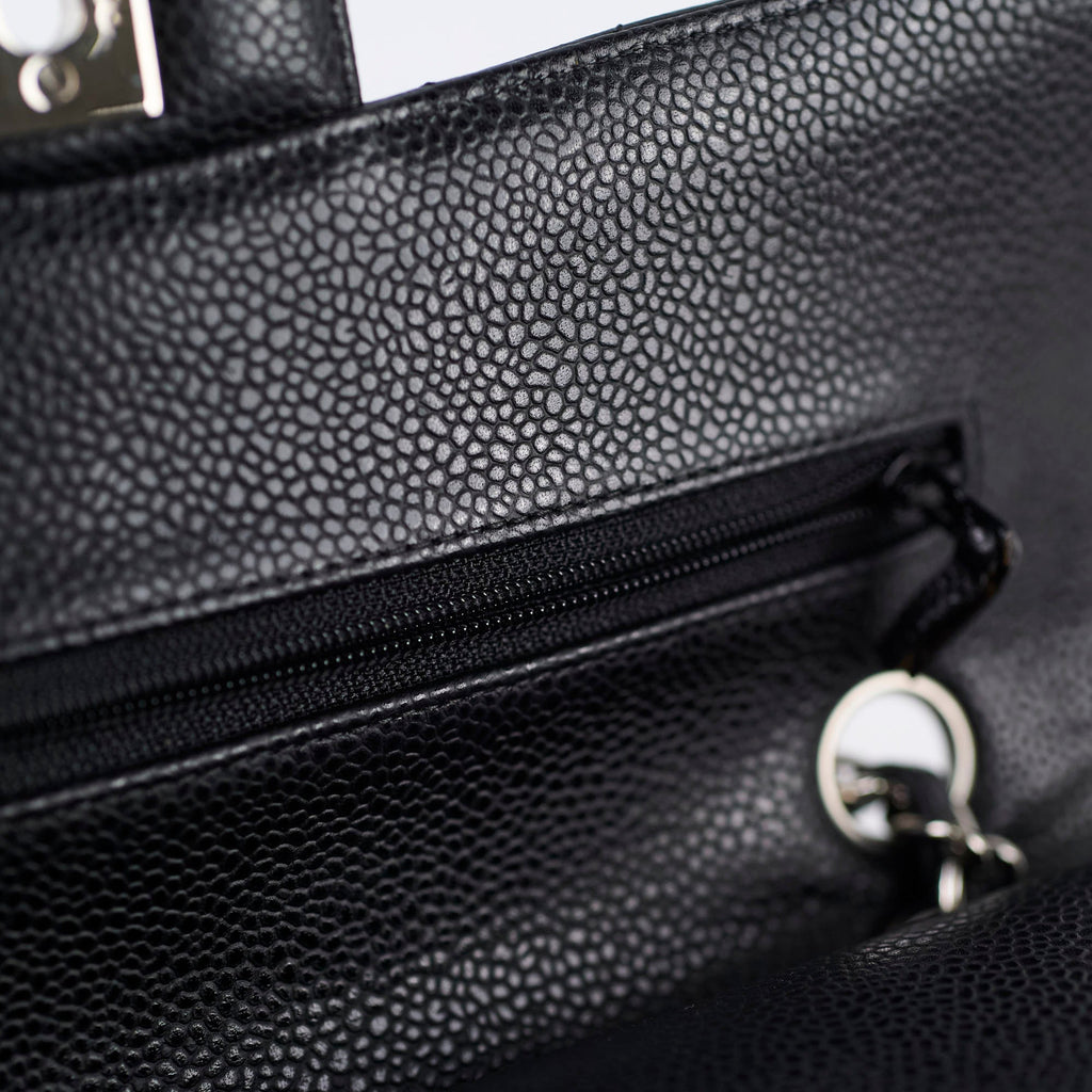 Chanel Small Caviar Double Classic Flap Black