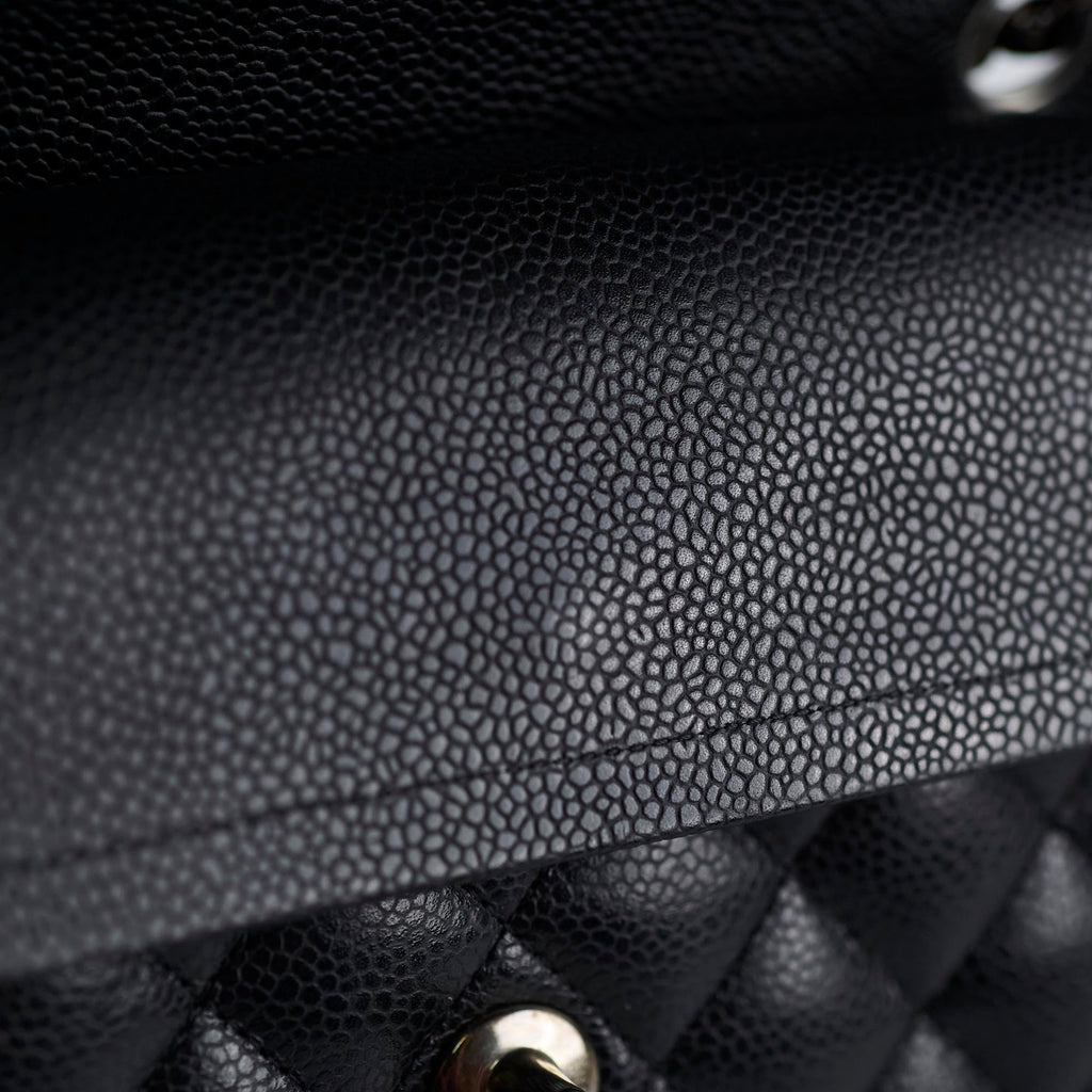 Chanel Small Caviar Double Classic Flap Black