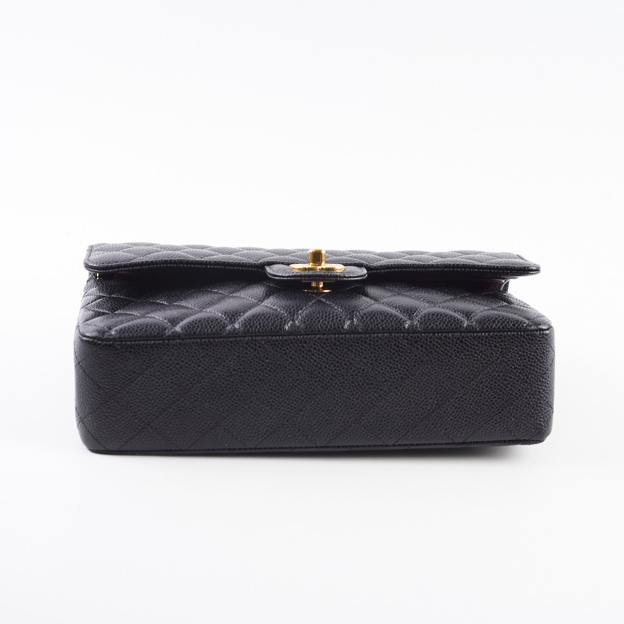 Chanel Caviar Medium/Large Double Classic Flap Black
