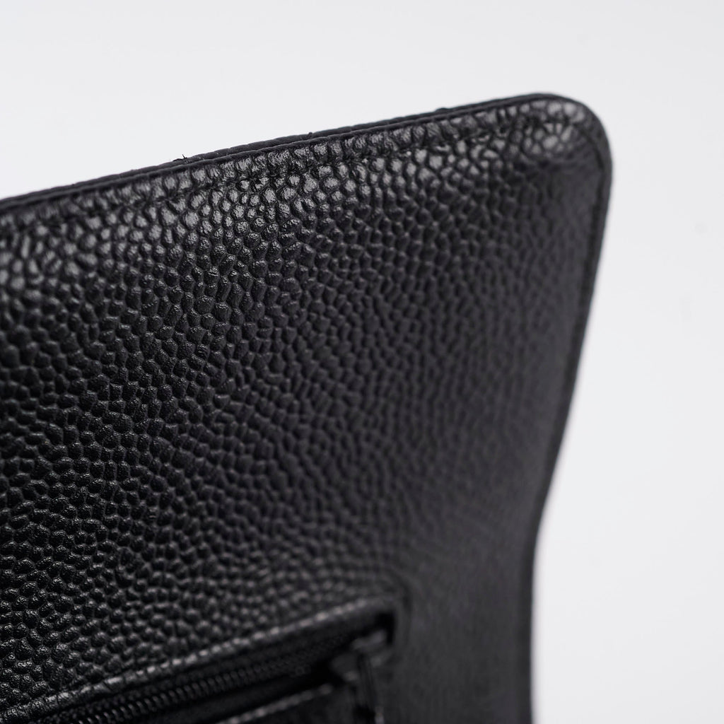 Chanel Caviar Medium/Large Double Classic Flap Black