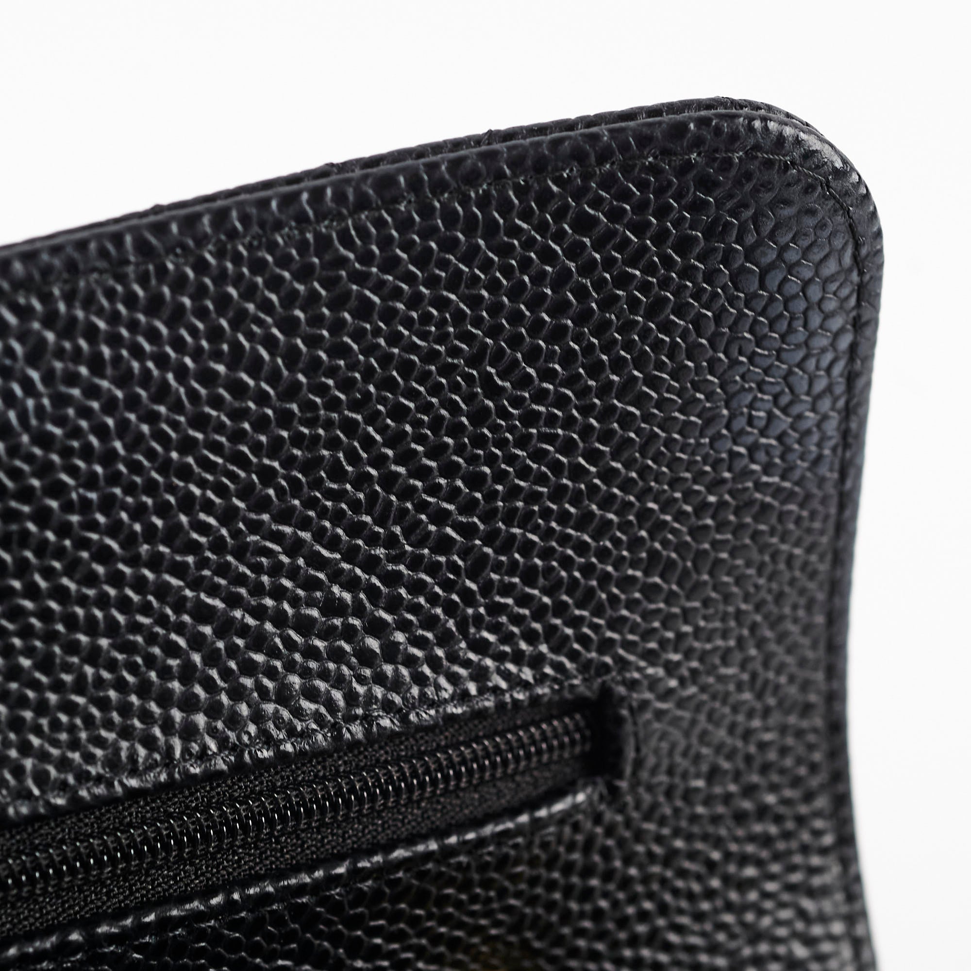 Chanel Caviar Small Double Classic Flap Black Microchipped