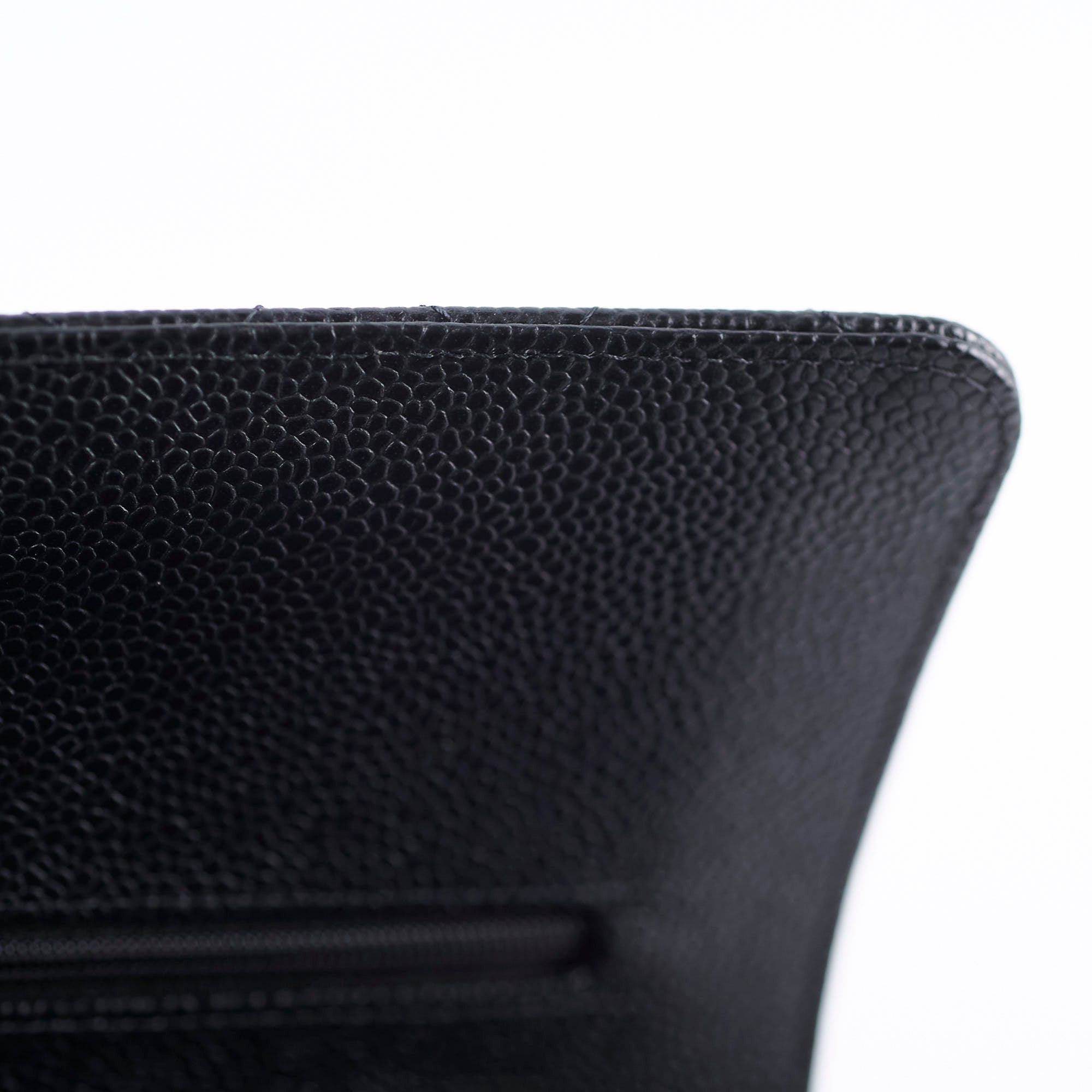 Chanel Medium/Large Caviar Double Classic Flap Black 2022