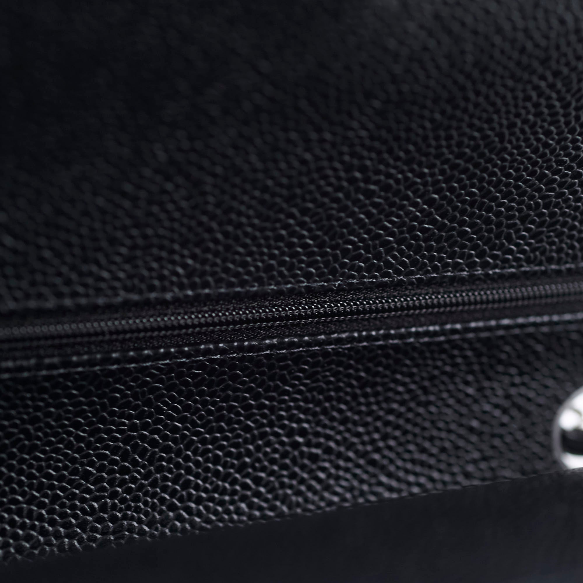 Chanel Medium/Large Caviar Double Classic Flap Black 2022