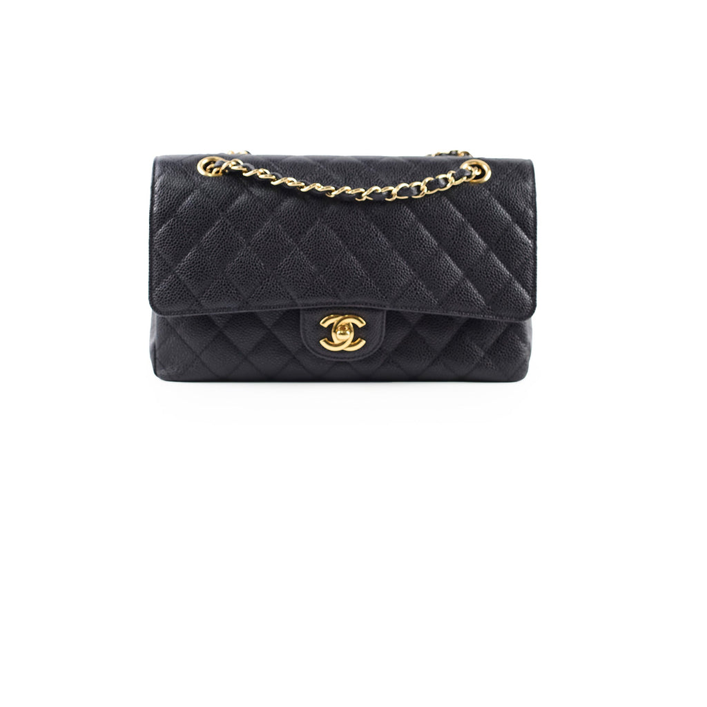 Chanel Caviar Medium Medium/Large Classic Flap Black