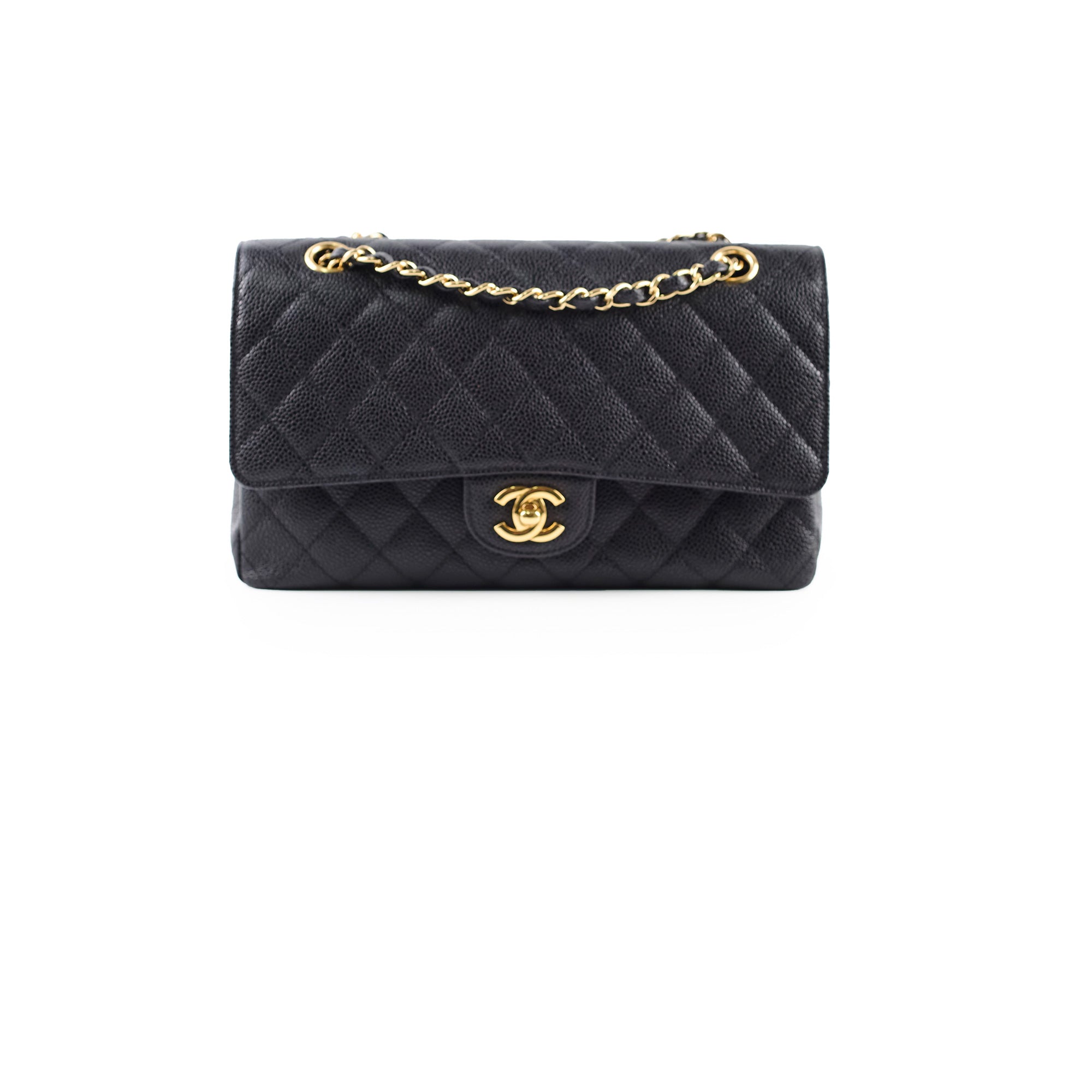 Chanel Caviar Medium Medium/Large Classic Flap Black