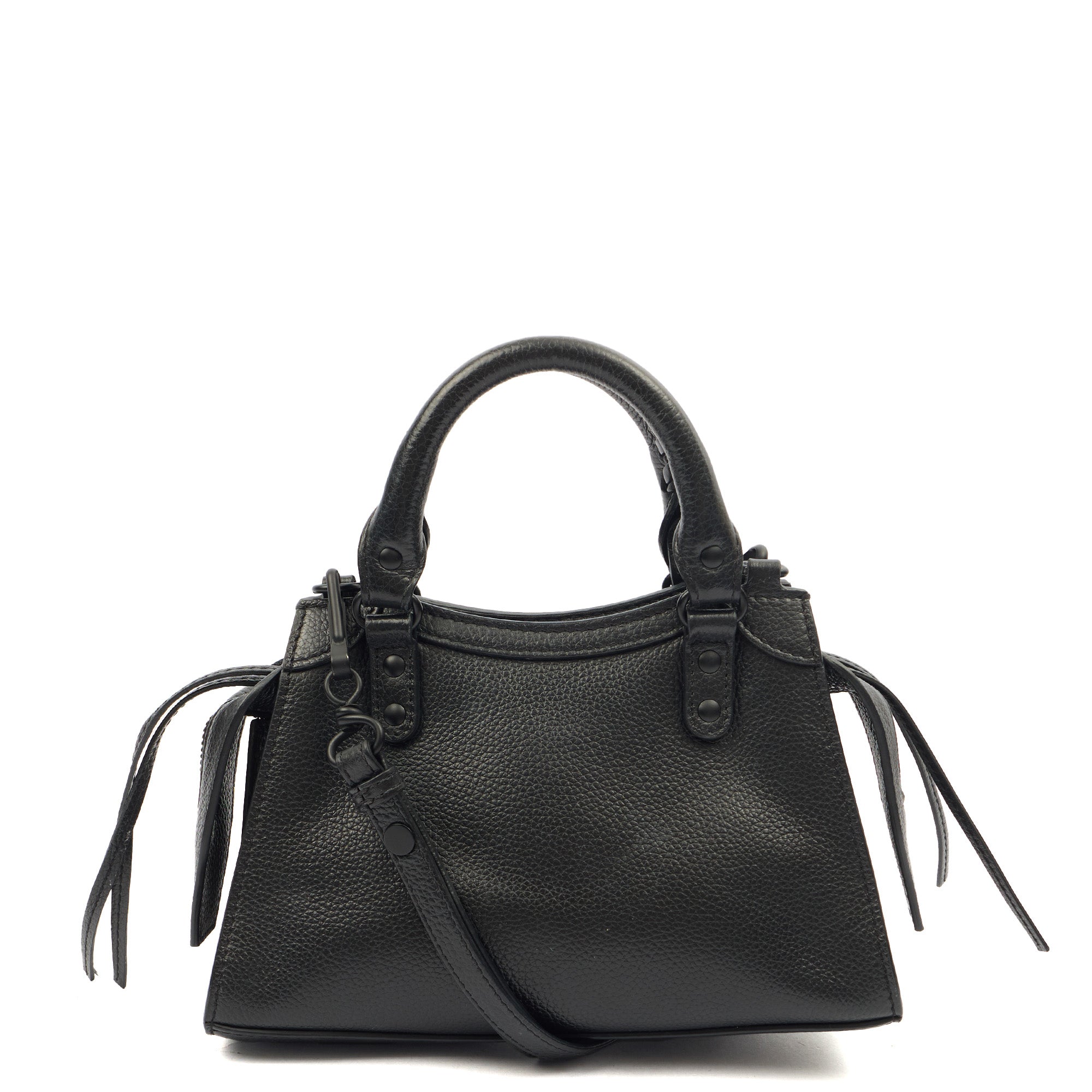 Balenciaga Cross Body Neo Classic- Nano in Black, Veau (Calfskin)