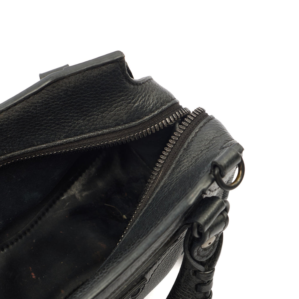 Balenciaga Cross Body Neo Classic- Nano in Black, Veau (Calfskin)