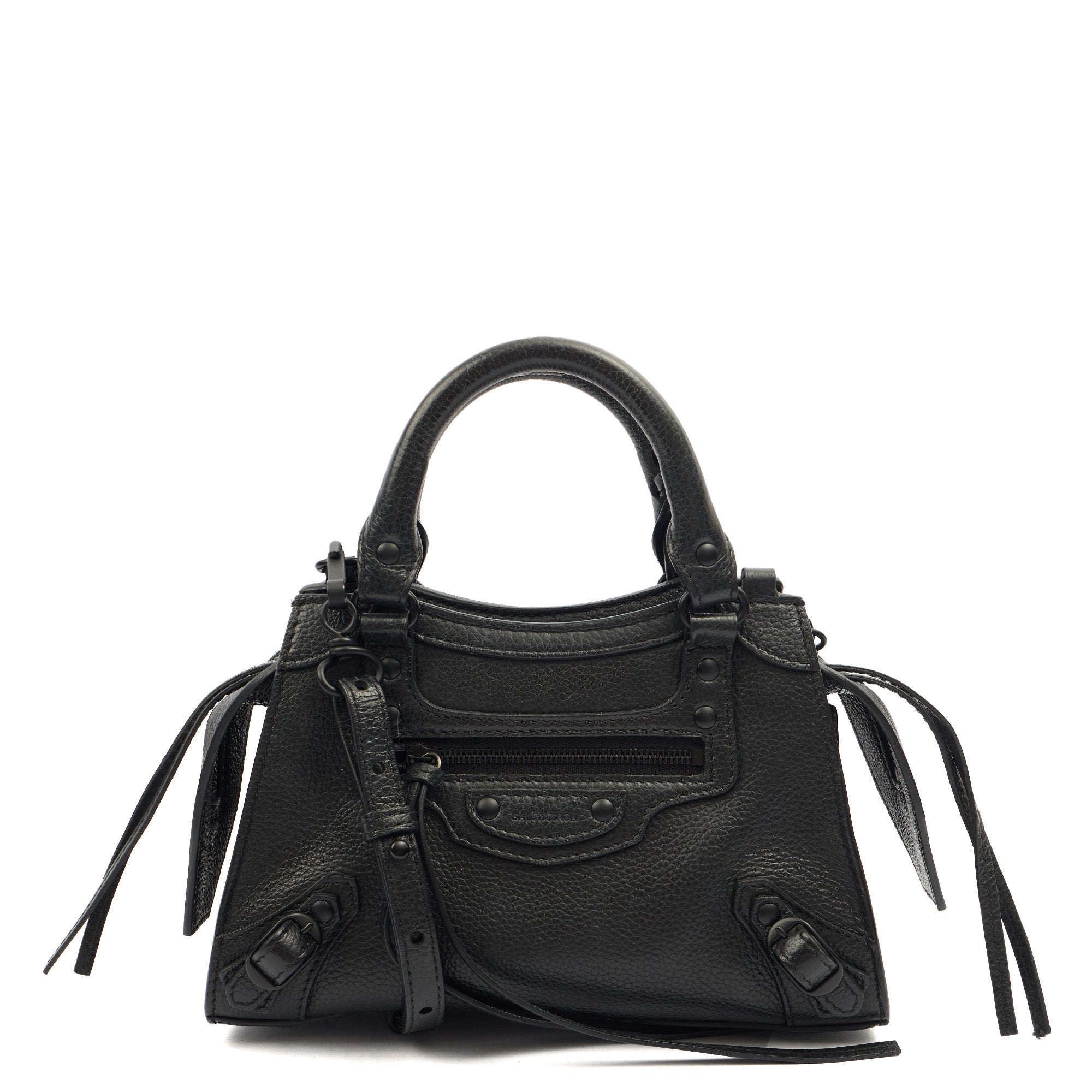 Balenciaga Cross Body Neo Classic- Nano in Black, Veau (Calfskin)