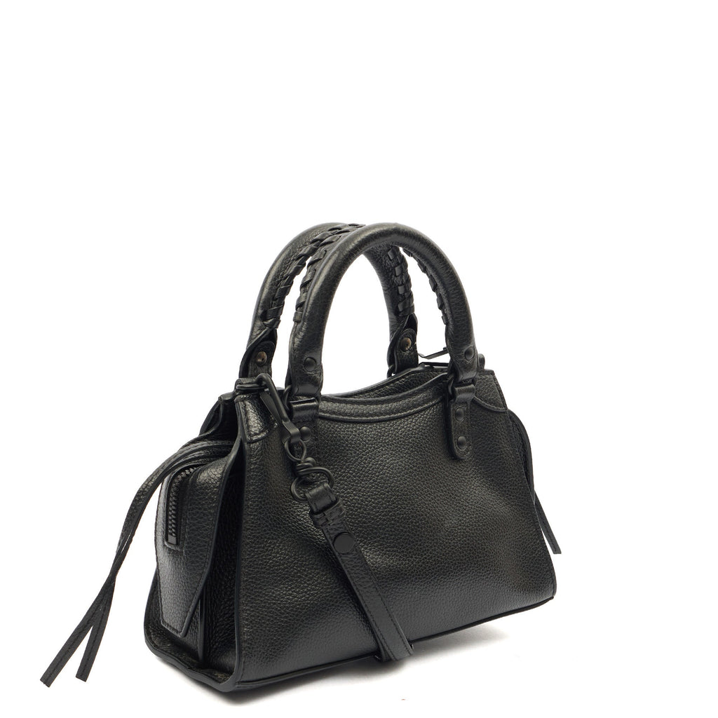 Balenciaga Cross Body Neo Classic- Nano in Black, Veau (Calfskin)