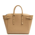 Aspinal of London Top Handle Marylebone Tote - Large in Neutral, Leather