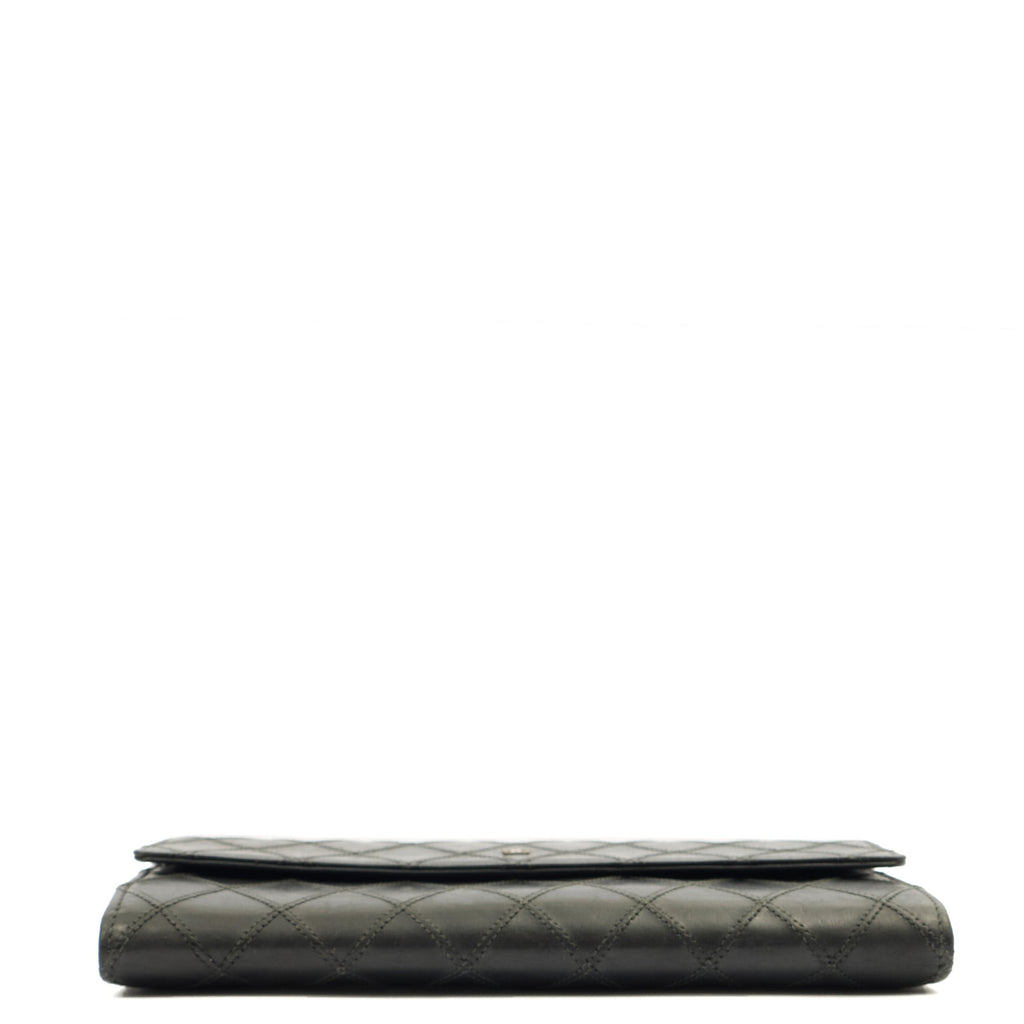 Chanel Wallet Continental Wallet in Black, Lambskin Leather
