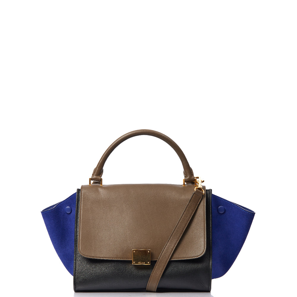 Celine Top Handle Trapeze - Small in Multi, Leather