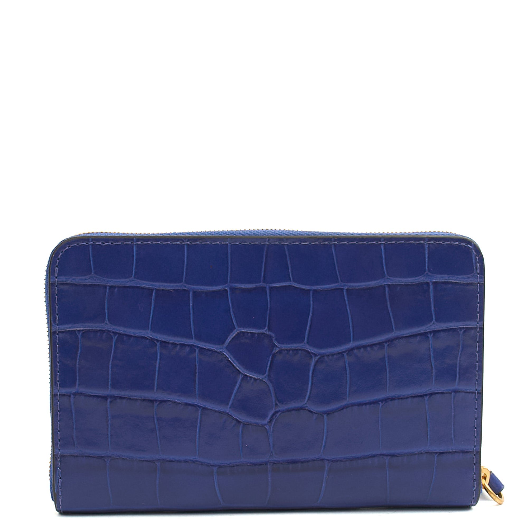 Mulberry Wallet Wallet in Blue, Exotic Effect Leather