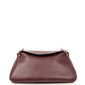 Chloe Shoulder Bag Juana Chain Bag in Plum Purple, Calfskin Leather