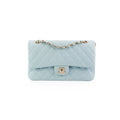 Chanel Classic Flap Medium/Large Light Blue Caviar 22P (Microchipped)
