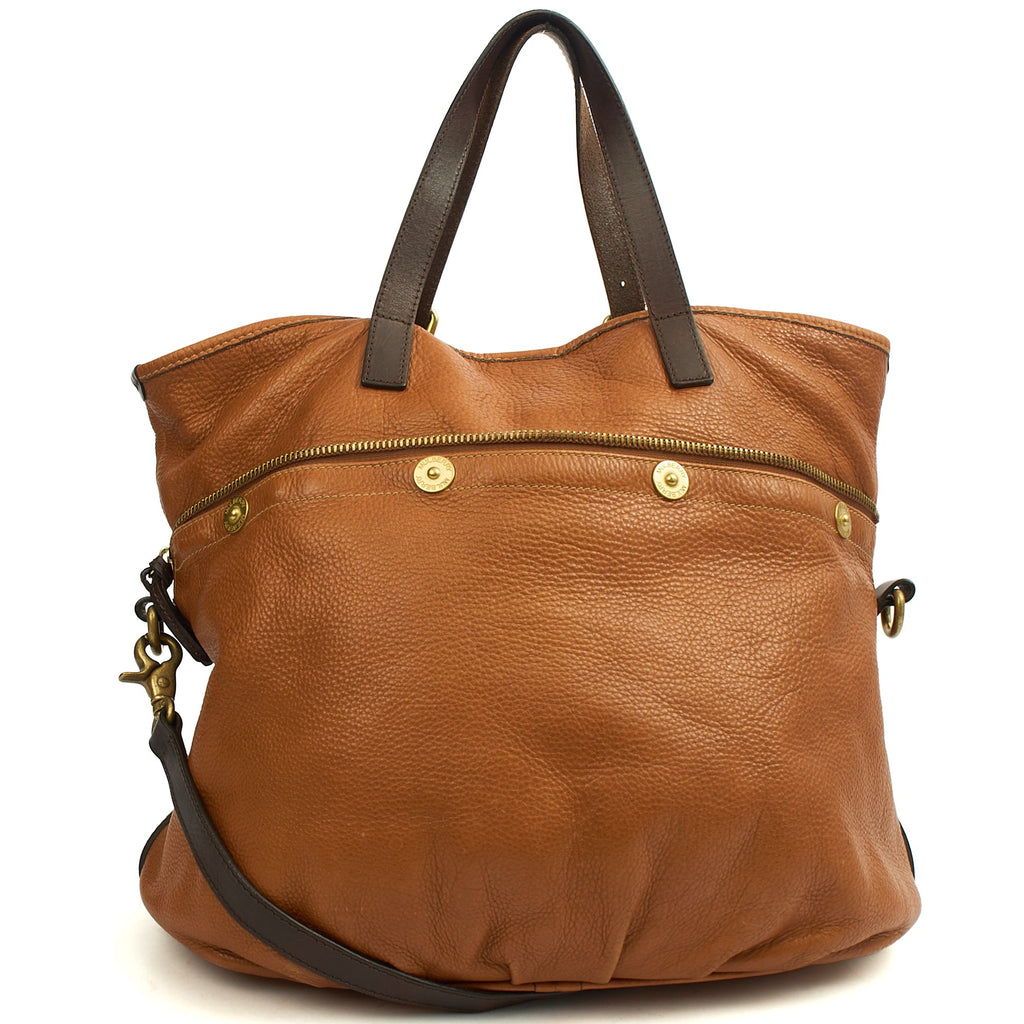 Mulberry Tote Mitzy Tote in Oak, Calfskin Leather