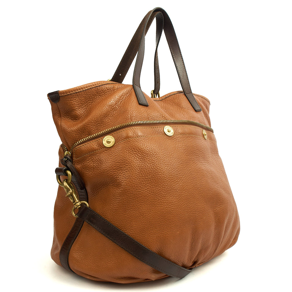 Mulberry Tote Mitzy Tote in Oak, Calfskin Leather