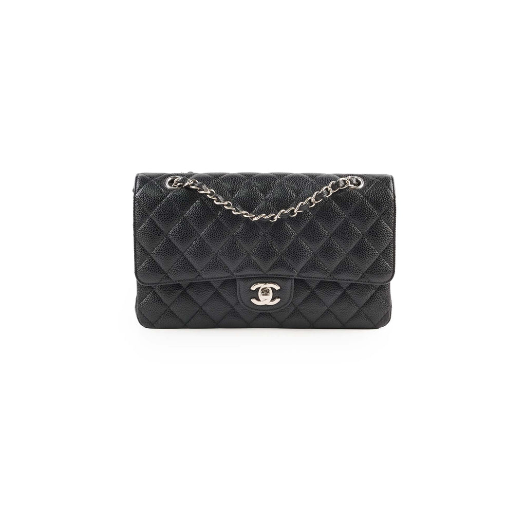 Chanel M/L Classic Flap Caviar Black