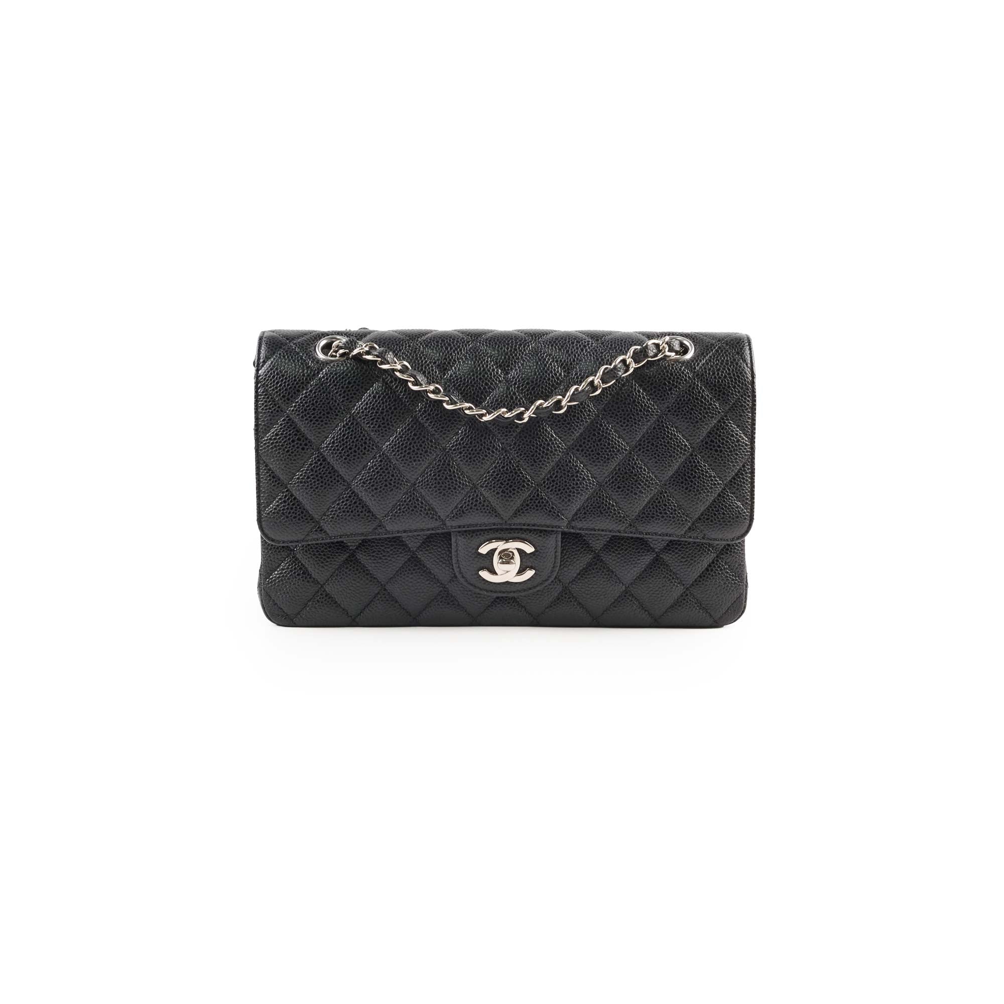 Chanel M/L Classic Flap Caviar Black