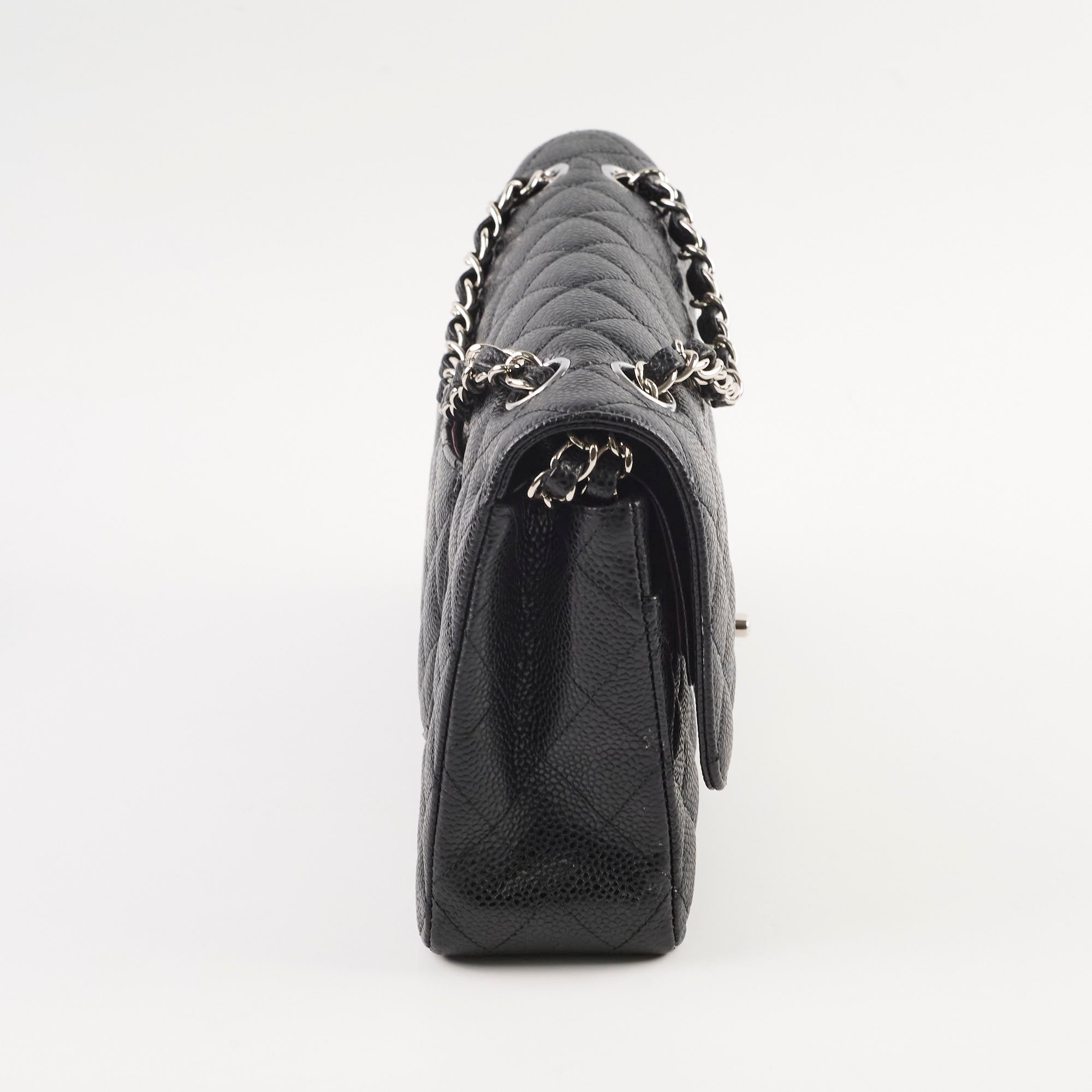 Chanel M/L Classic Flap Caviar Black