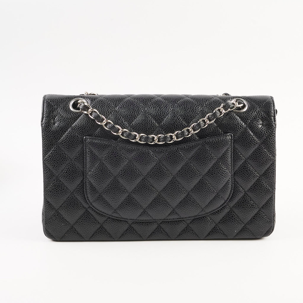 Chanel M/L Classic Flap Caviar Black