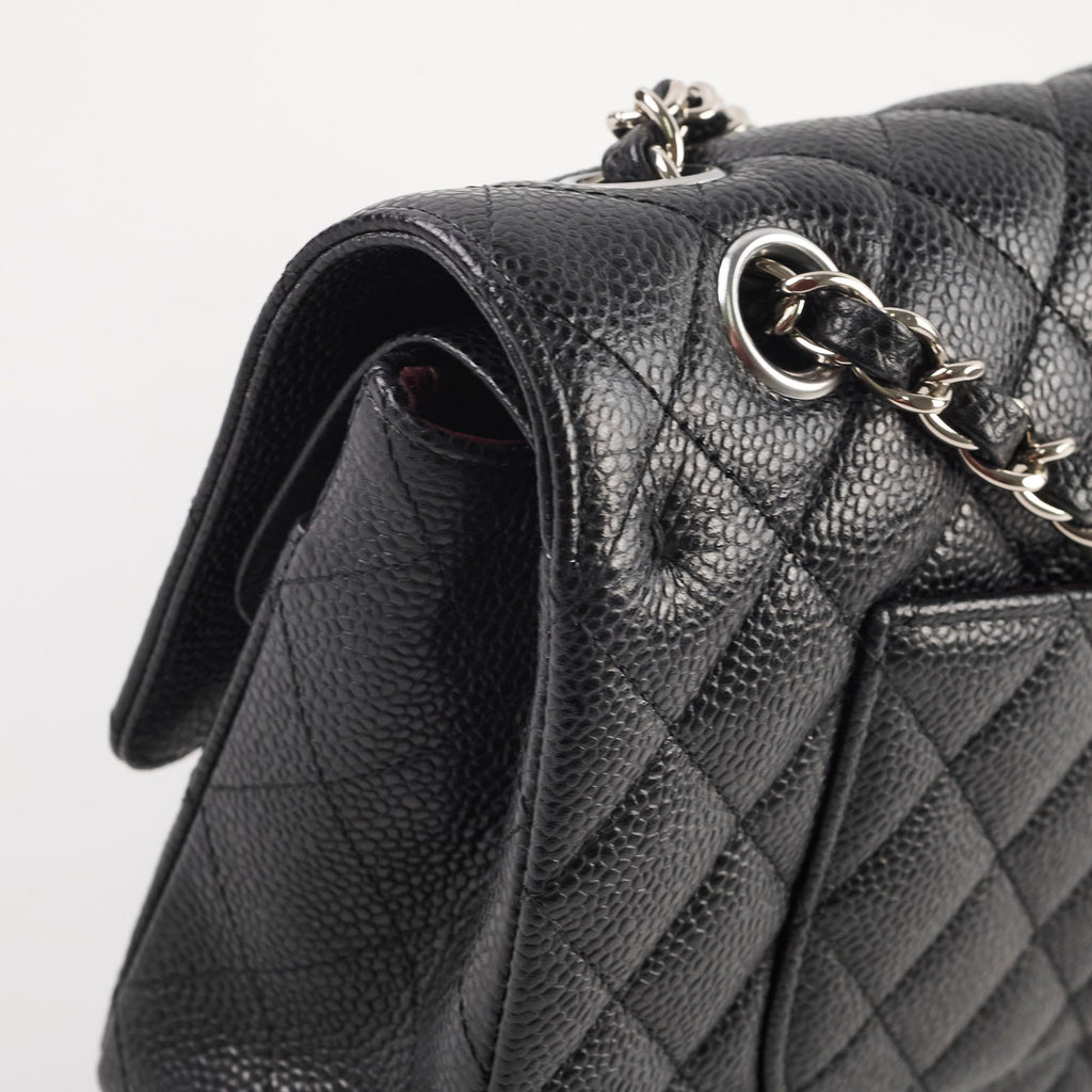 Chanel M/L Classic Flap Caviar Black