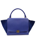 Celine Cross Body Trapeze - Small in Blue, Leather