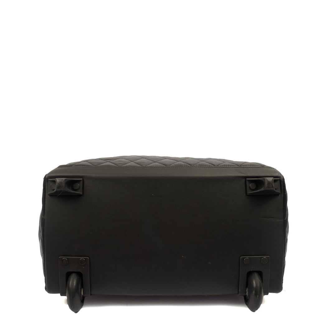 Chanel Wheeled Coco Cocoon in Black, Fabric