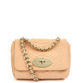 Mulberry Shoulder Bag Cecily  in Neutral, Exotic Effect Leather